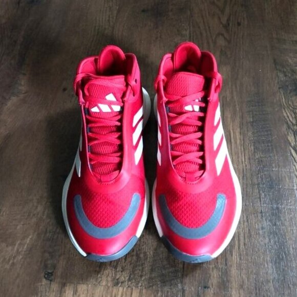 adidas Originals Unisex-Adult Bounce Legends Sneaker Red Size US 8.5/EU 42 - Picture 2 of 7